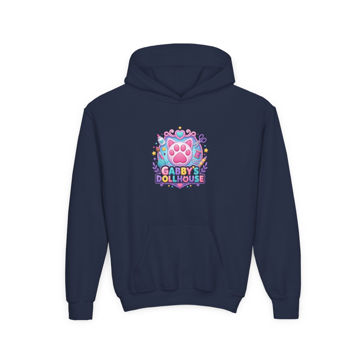Gabby's Dollhouse "Dollhouse, a children" Hoodie - alternate angle 3, merchandise