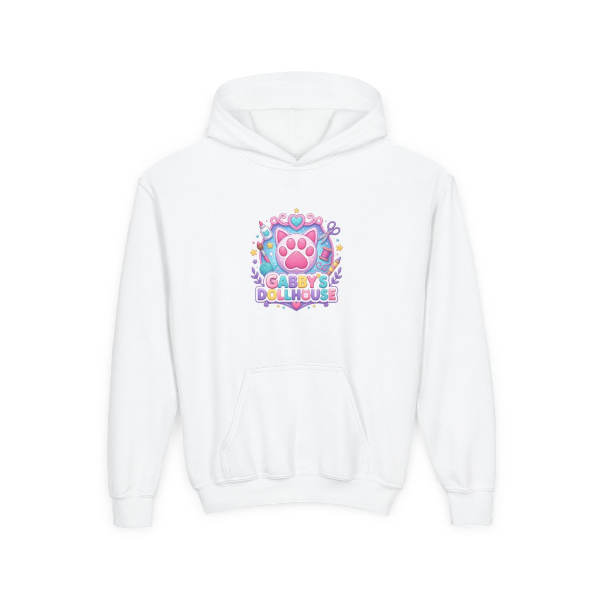 Gabby's Dollhouse "Dollhouse, a children" Hoodie - alternate angle 2, merchandise