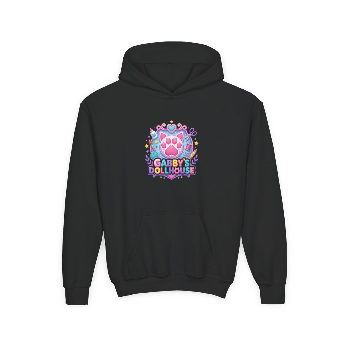 Gabby's Dollhouse "Dollhouse, a children" Hoodie - Gabby's Dollhouse official Hoodies merch
